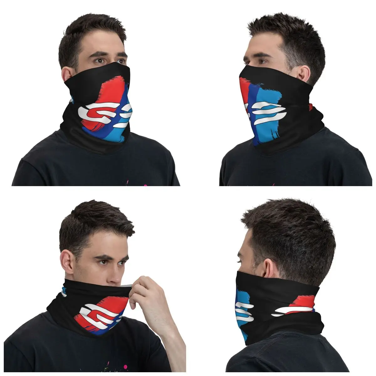 Gs Brushes Bandana Neck Gaiter Printed Motorcycle Motor Lover Balaclavas Face Mask Scarf Headwear Outdoor Sports Unisex Adult