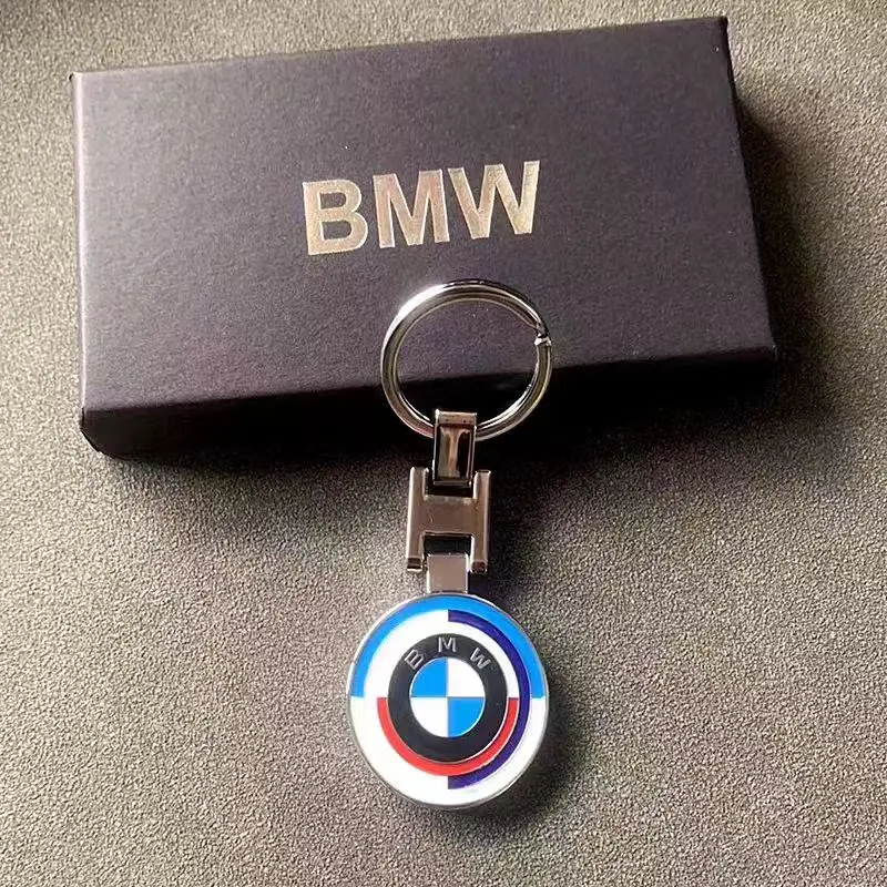 1Pcs Car Emblem Keychain H Buckle Double-sided Key Ring For BMW M3 M4 M5 F93 F92 F97 F98 F95 F96 F94 G30 G20 G05 G06 G07 F07 F34