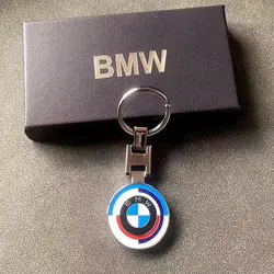 1Pcs Car Emblem Keychain H Buckle Double-sided Key Ring For BMW M3 M4 M5 F93 F92 F97 F98 F95 F96 F94 G30 G20 G05 G06 G07 F07 F34