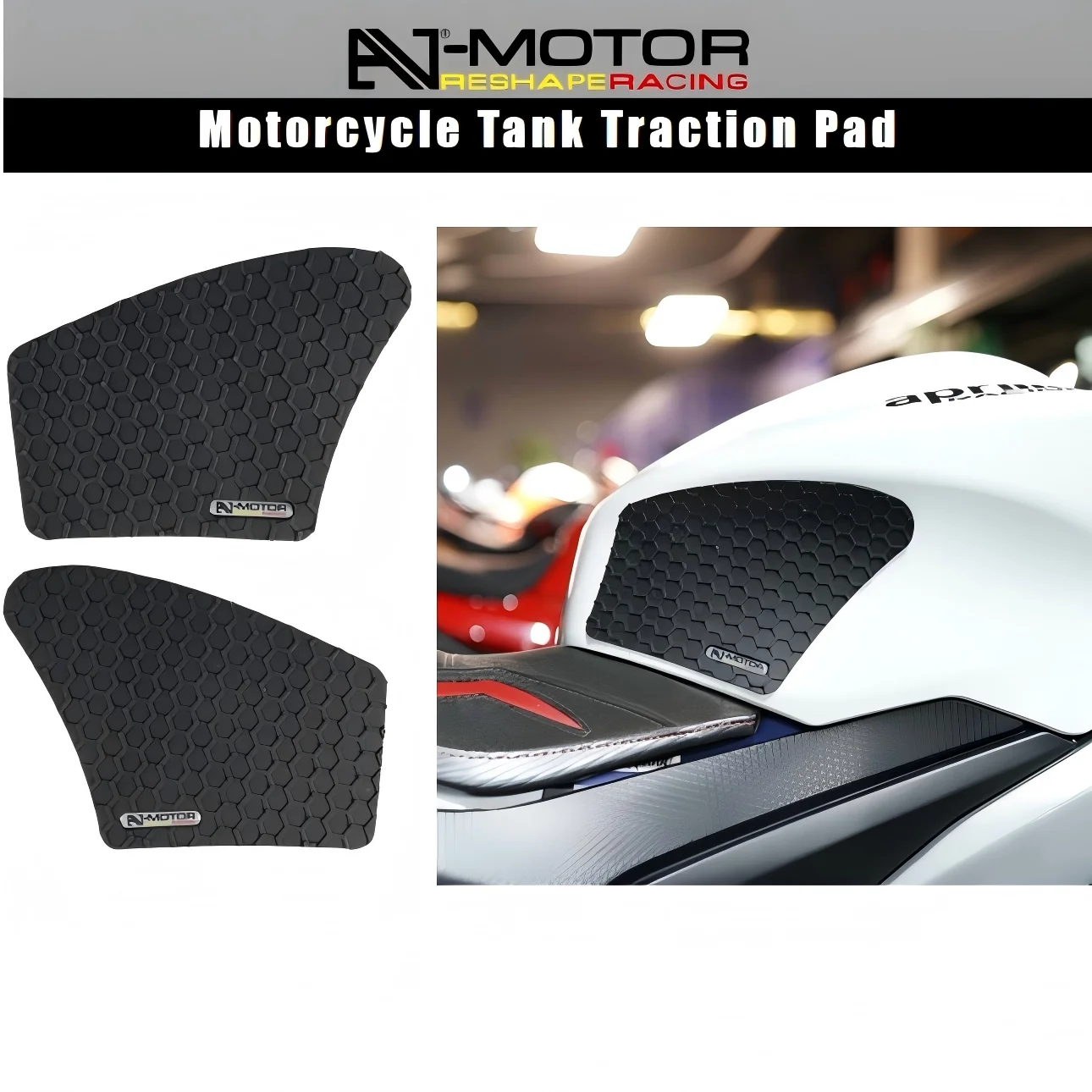 

Motorcycle Tank Traction Pad for Aprilia RS660 2022-2025 Anti Slip Gas Knee Grip Sticker Protector
