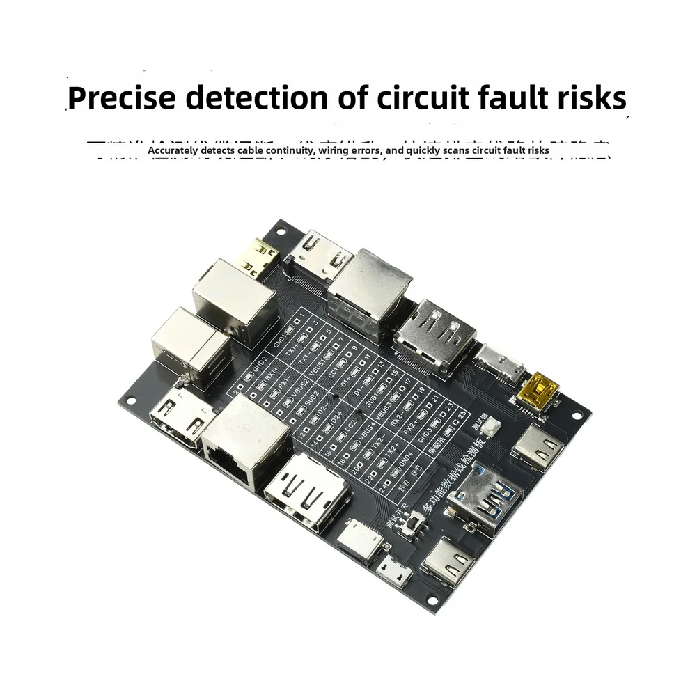 Multi-Purpose Cable Tester For Supports Testing For Network Usb Printer Wires Video Cables Data Cables And Hard Drive Cables