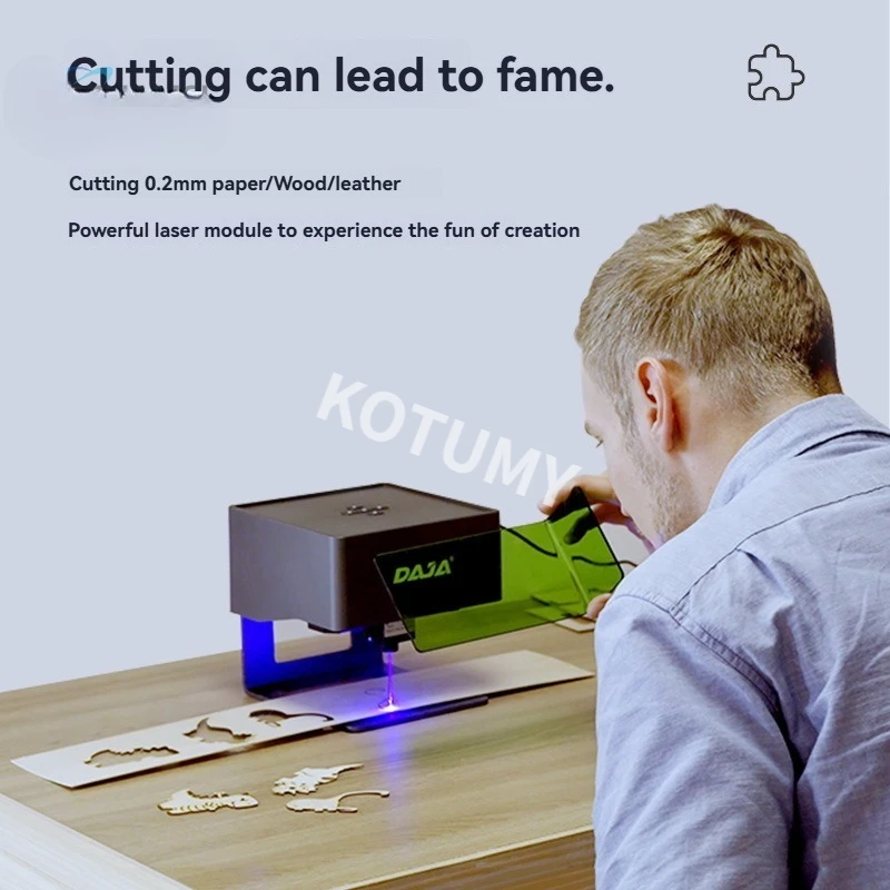 

Портативный лазерный гравер DJ6 Mini 110V-220V, домашний станок для гравировки и маркировки кожи, дерева, пластика, бамбука.