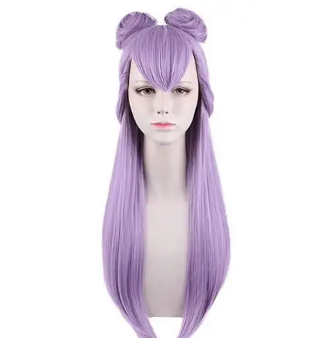 Arcane  Evelynn Eve Cosplay Wig Long Straight Purple Synthetic Hair Anime Wig