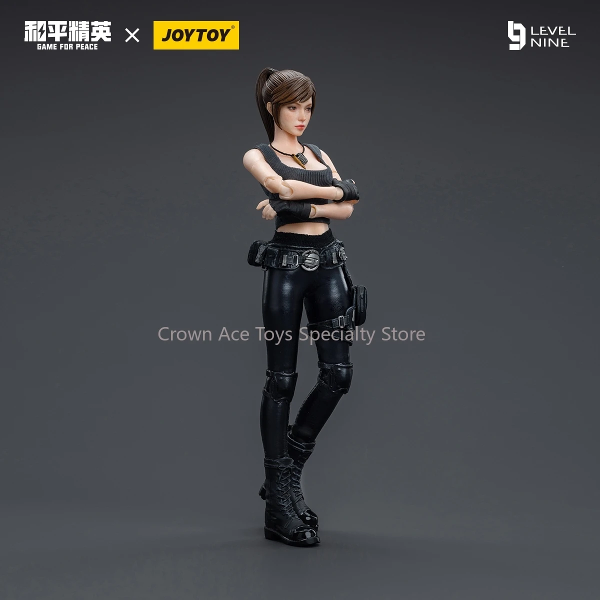 JOYTOY Level Nine 1/12 Peace Elite Digital Spokesperson Ace Sniper Gilly Female Soldier Full Set 6-inch Action Figure Toys Gifts