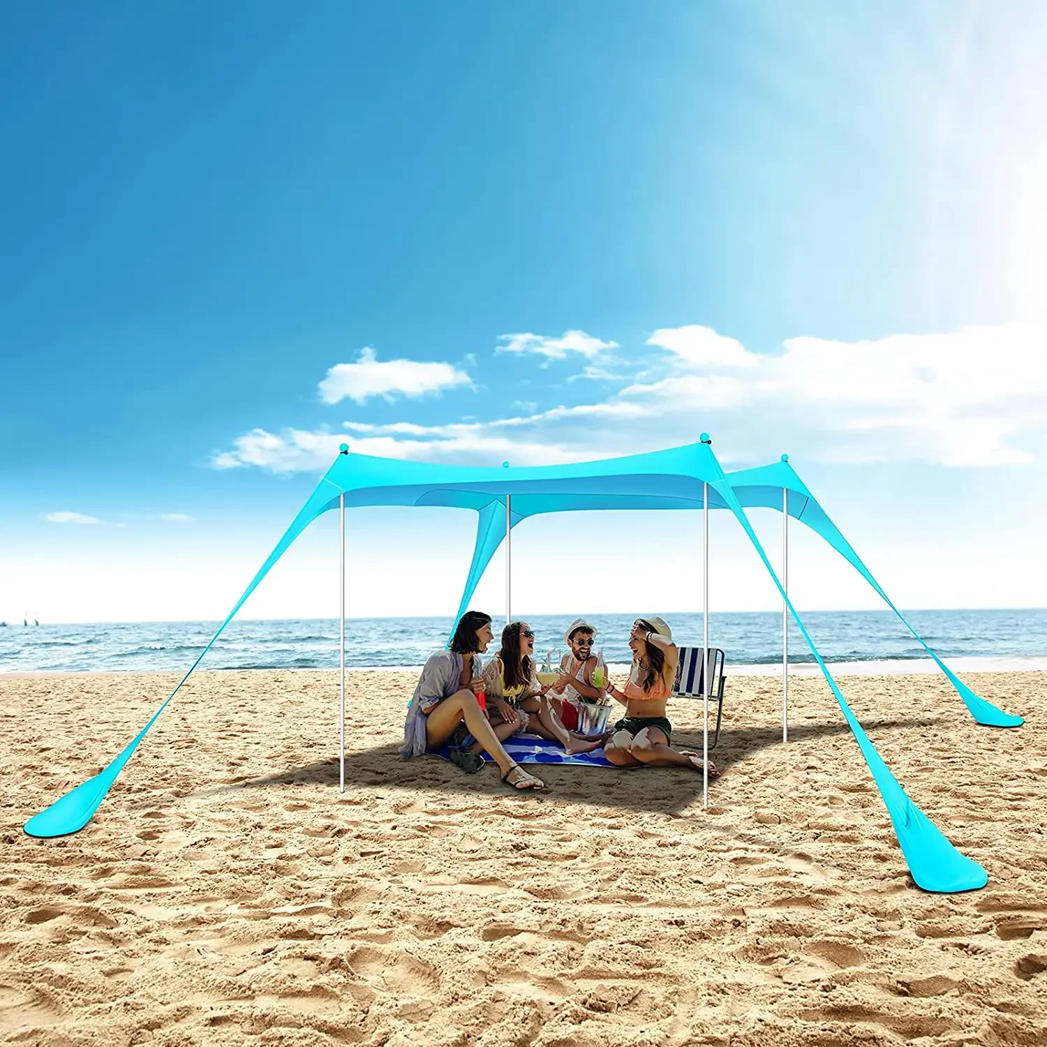 

l # Wholesale Pop Up Light Sunshade Rain Fly Nylon Beach Tent Outdoor Shade for Camping