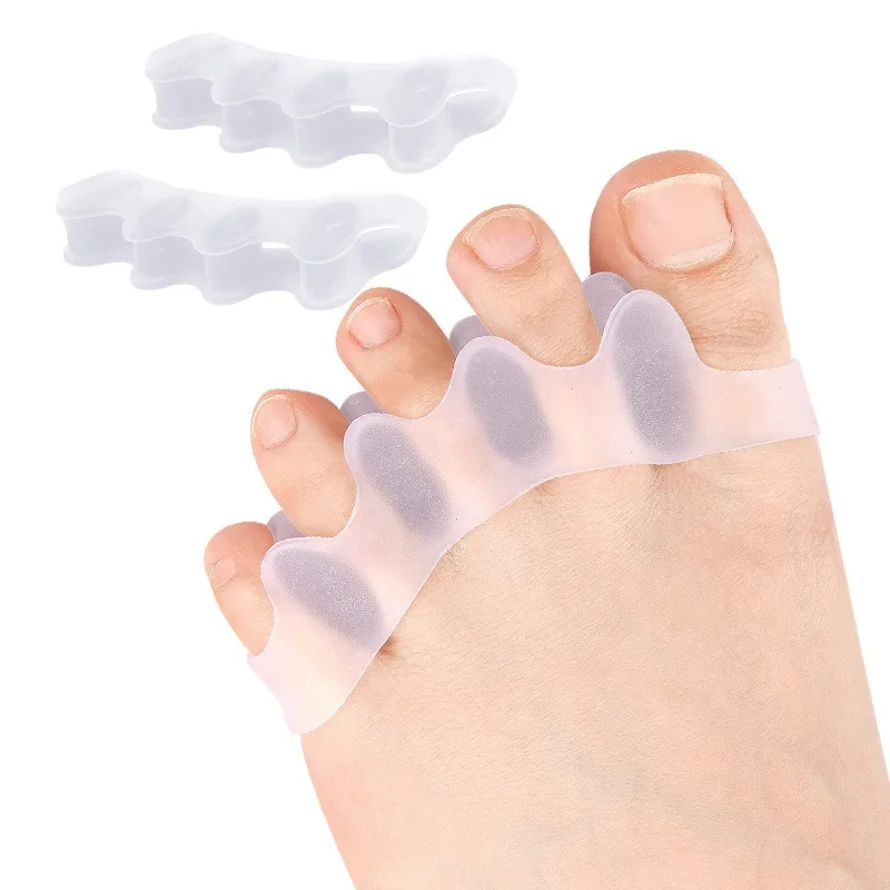 1Pairs Zehenspreizer Daumen Valgus Bunion Teller Gel Splitter Hammer Corrector Schutz Fuß Schmerzlinderung Silikon Glätten