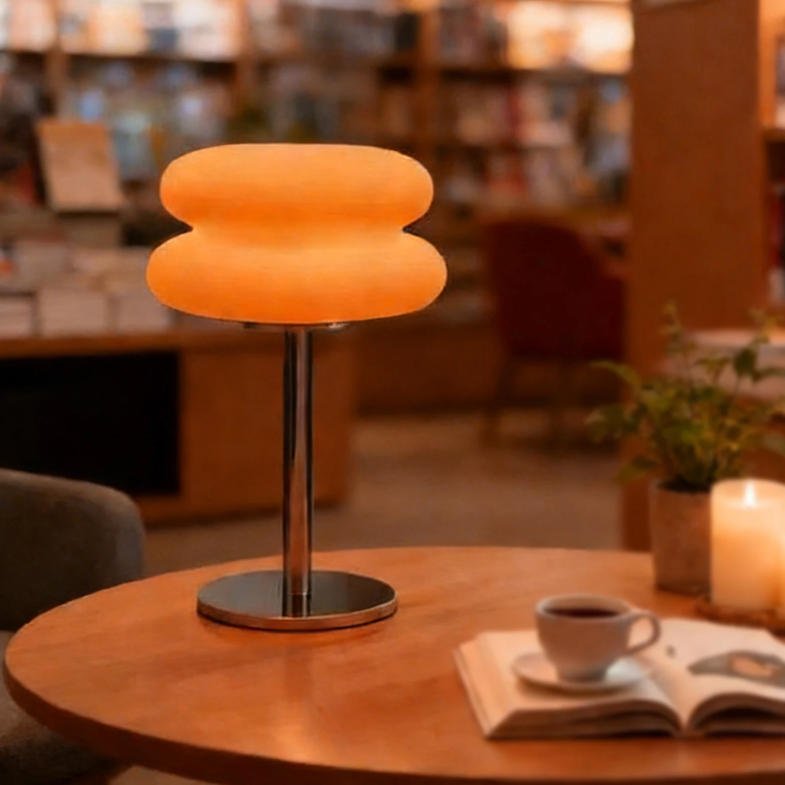 Cloud Shape LED Table Lamp, Dimmable Warm Ambient Light for Bedroom, Living Room, Cafe, Home Decor