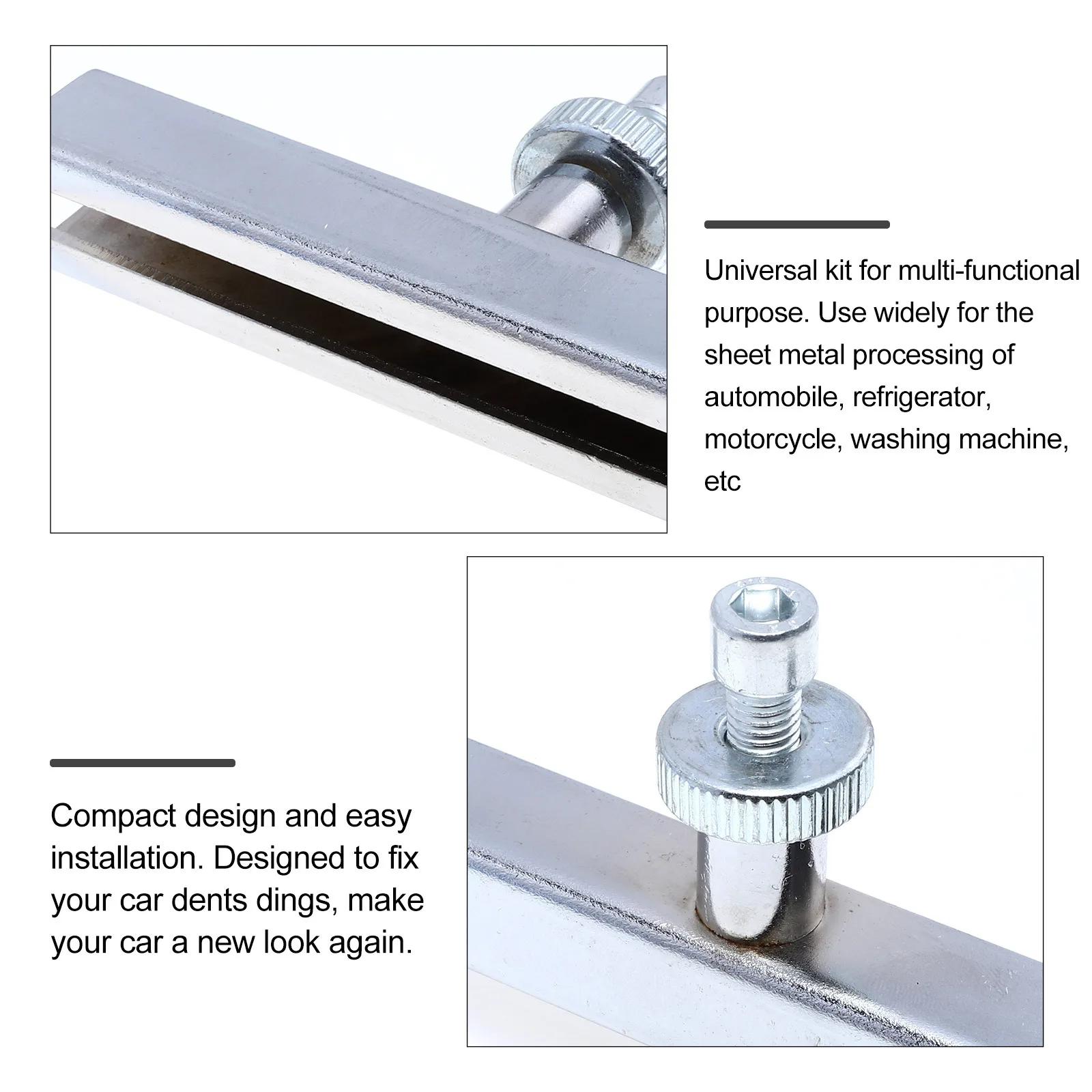 

1 set 1 Set Paintless Tool Auto Puller Tabs Kit For Door Hail Damage Removal Universal Body
