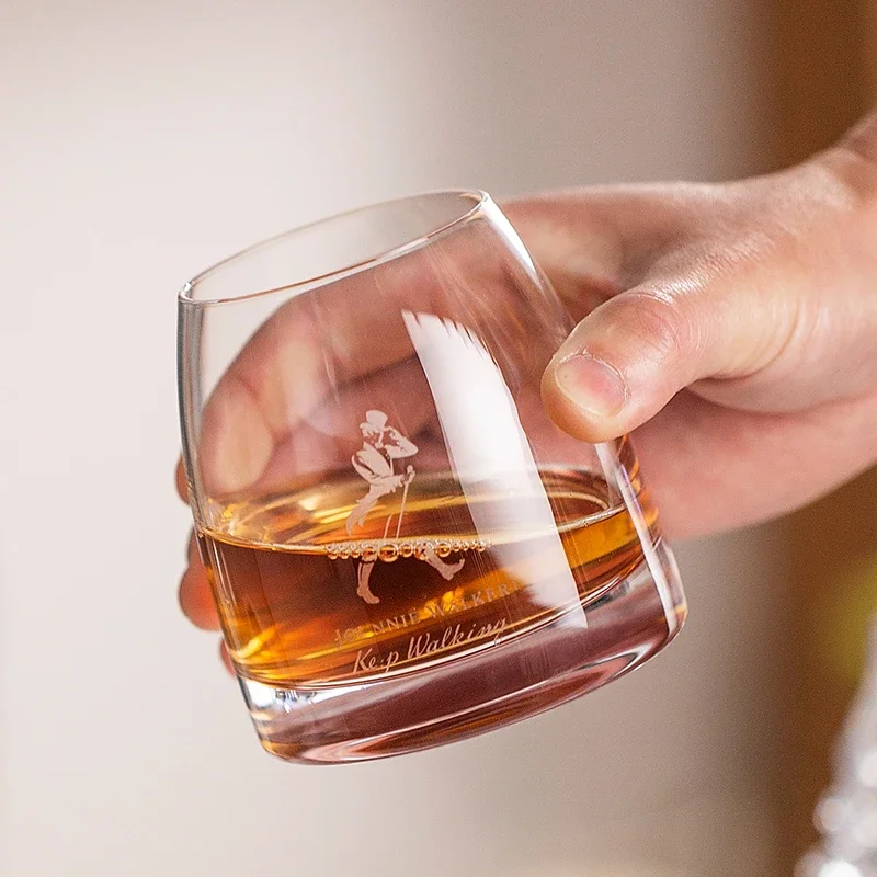 Macallan Whiskey Glasses, Set of 2 - Ice Ball-Ready! 11oz Glass, Perfect for Scotch, Cocktails, Rum, Vodka. Stylish Barware.