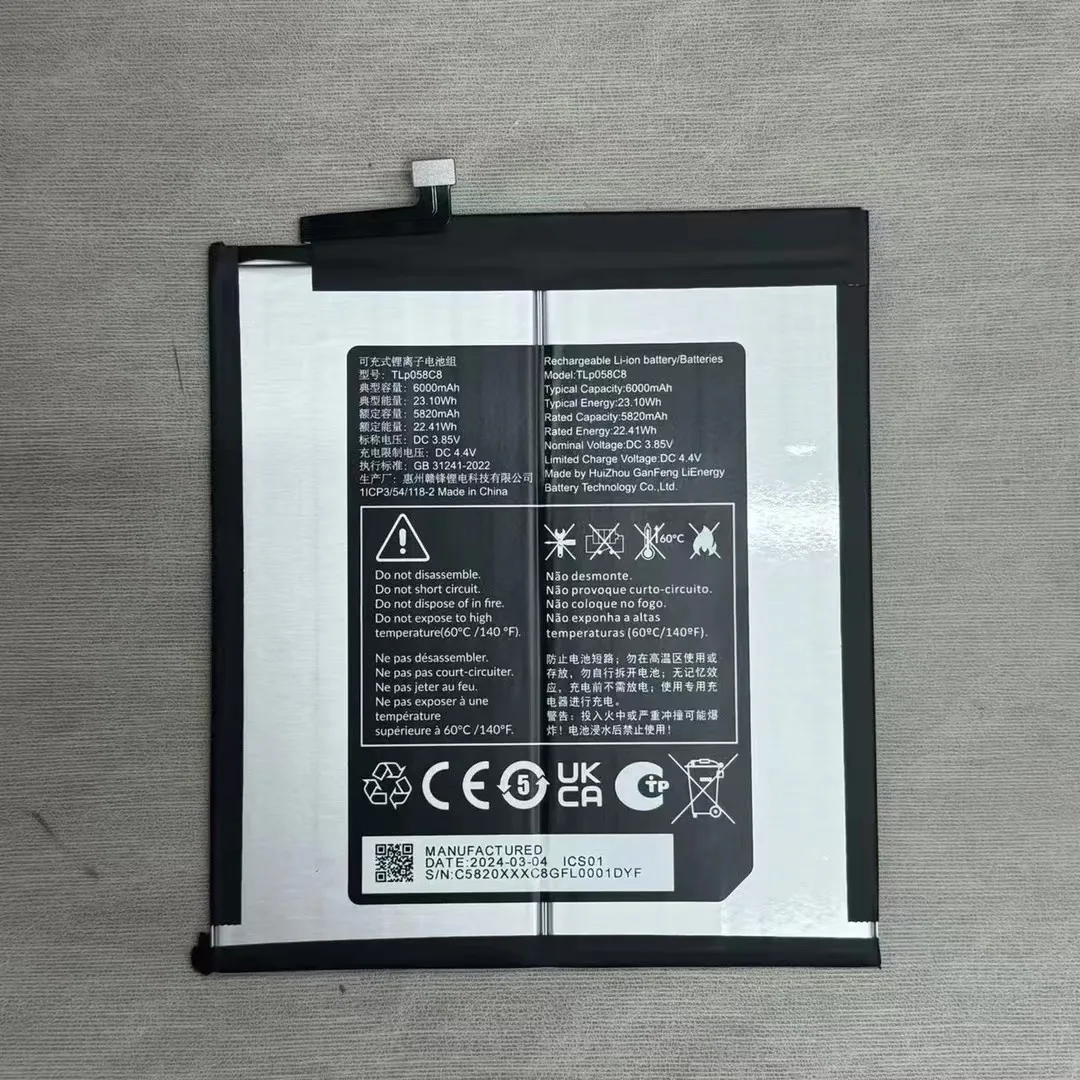 

Original New Battery TLP058C8 6000mAh For TLp058C8 Mobile Phone Batteries
