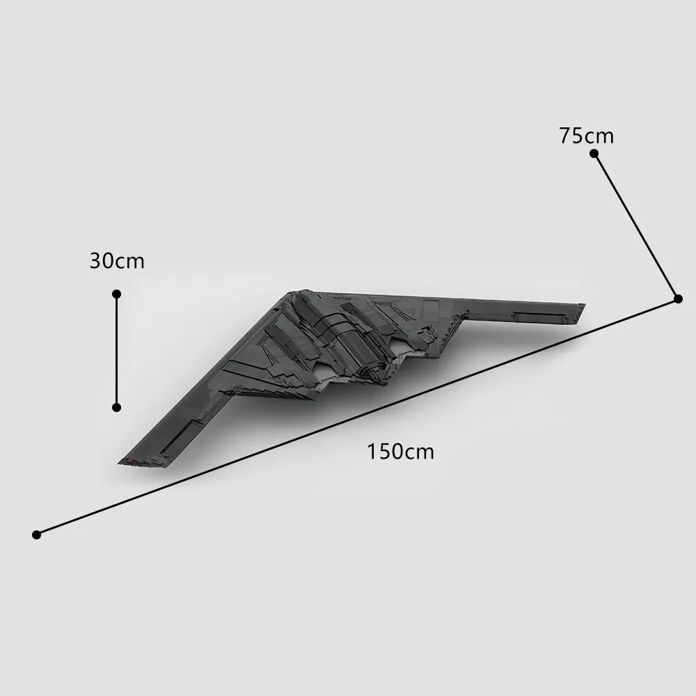 

C9353 B-2 Stealth Bomber Model 6790 Parts 100% Compatible Building Toys