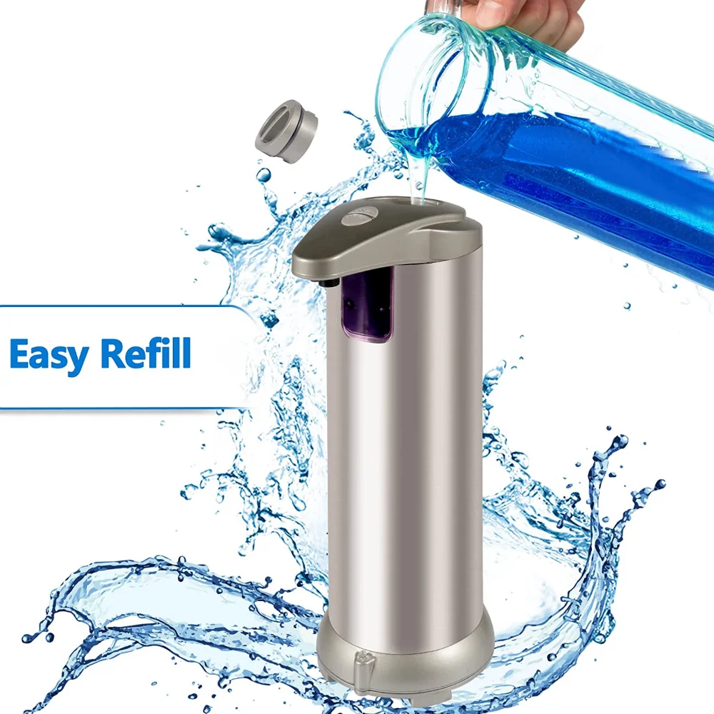 Автоматический дозатор мыла с инфракрасным датчиком, 250 мл