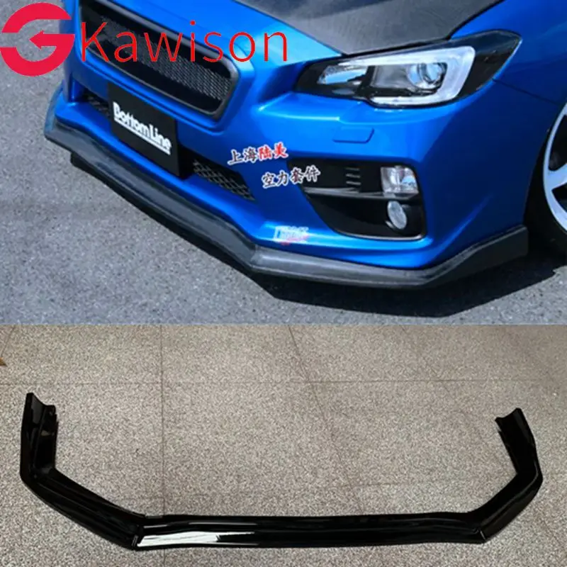 High Quality Car Front Bumper Splitter Lip Chin Spoiler Diffuser Bumper Body Kits For Subaru WRX STI 2015 2016 2017 2018 2019