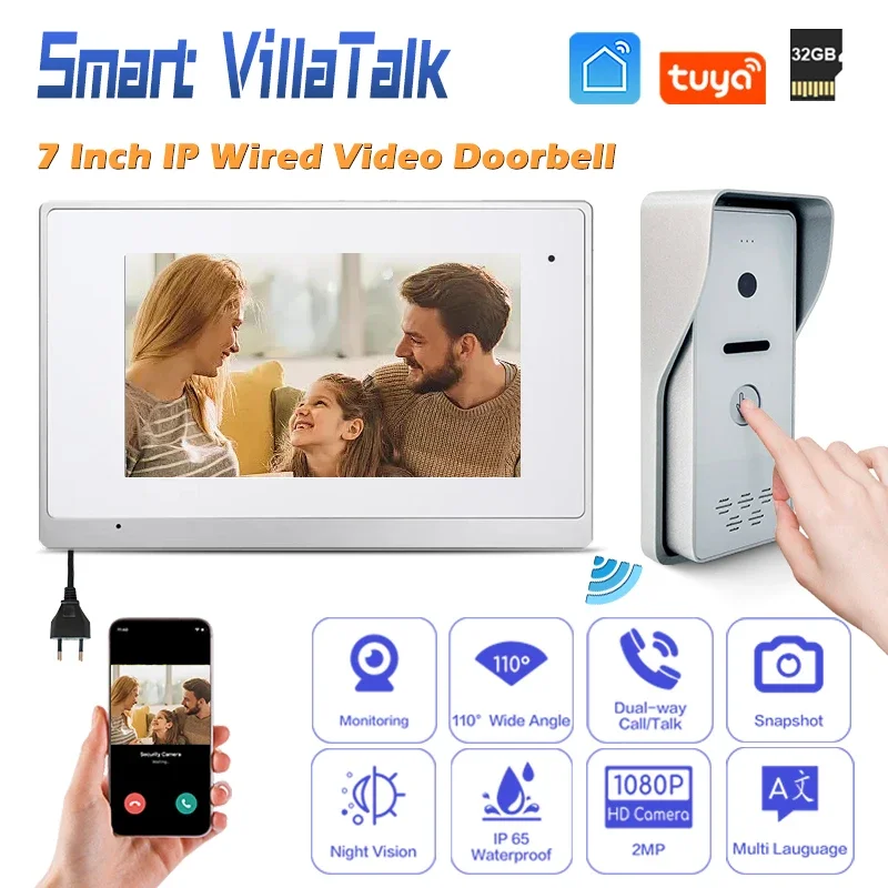 

The New Listing connect with electric magnectic cathode lock ,etc to open the door sip 4k doorbell with camera bus system