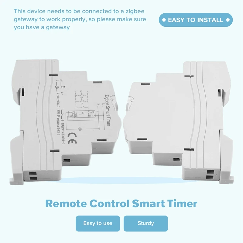 

Smart Timer Tuya Smart Life ZigBee Circuit Breaker Din Rail 1P Single Pole Dry