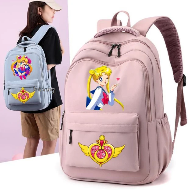 School Bags Hot Sailor Moon Printe Students Capacity Backpack Teen Women Men Travel Laptop Mochila Infantil Birthday Present AliExpress