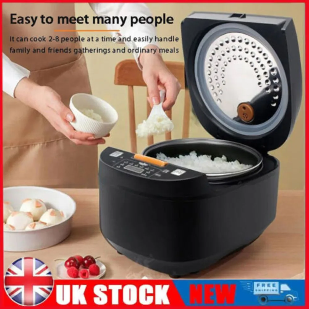 Multi-functional 5L Rice Cooker Non-Stick Appointment Timing Heating High-fire