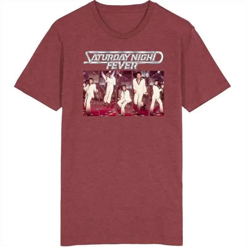 Camiseta para fanáticos de la película de los años 70 con movimientos de baile de John Travolta de Saturday Night Fever