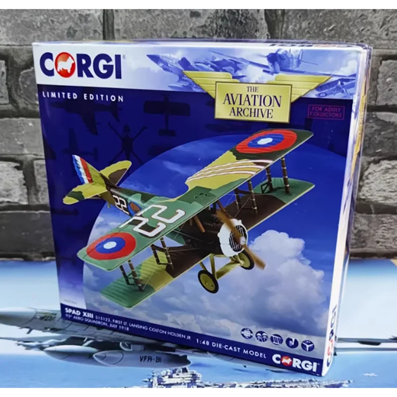 دييكاست 1/48 مقياس AA37906 الفرنسية سباد S.XIII Biwing مقاتلة سبيكة الانتهاء من لعبة مجسمة جمع الديكور