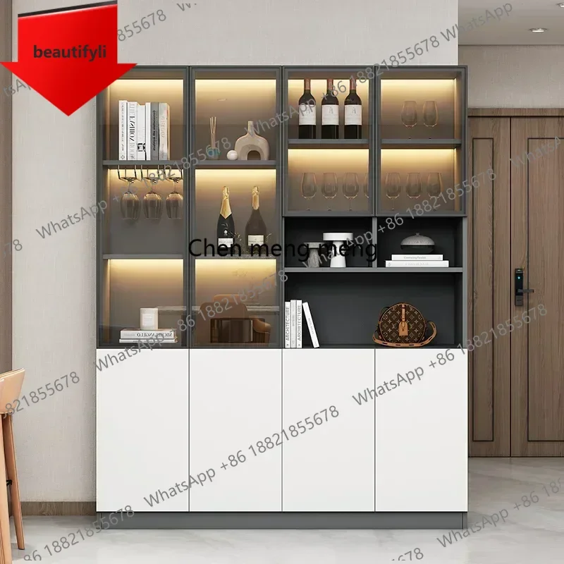 

a48 Mobile Decoration Bar Cabinet Shelves Storage Restaurant Wine Cabinet Multifunctional Designer Armoire Chinese Style Furnitu