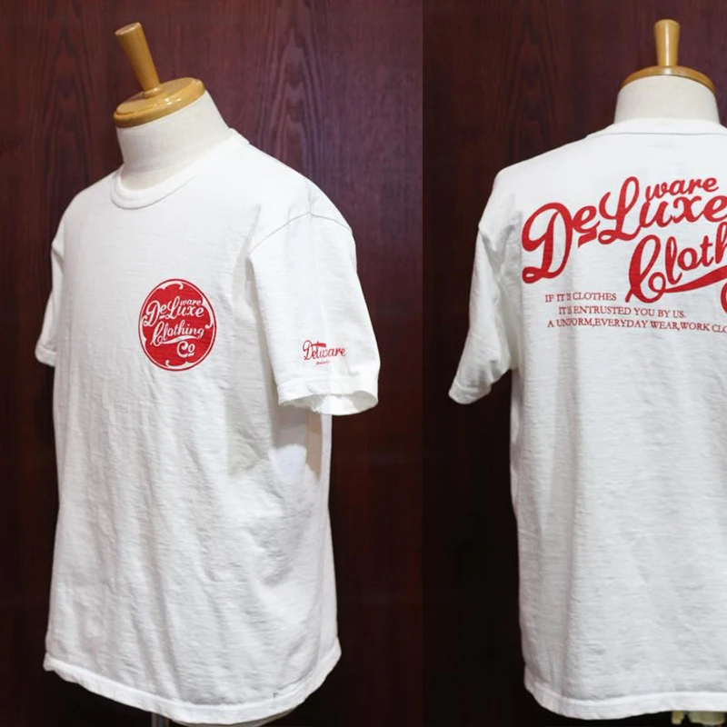 

2025 Motorsport T-shirt for Men, Pure Cotton High-quality Letter Print DELUXE WARE2025 New Women's Trendy Short-sleeved Top