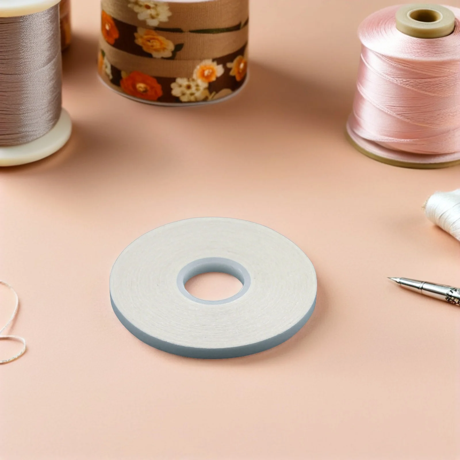 1 لفة من شريط لاصق مزدوج الجوانب لخياطة اللحف المرقعة DIY شريط تثبيت مؤقت للحرف اليدوية #1