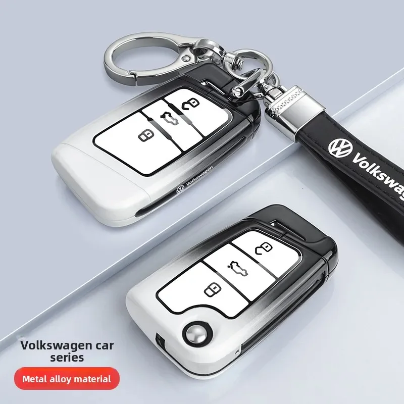 

Чехол-футляр для автомобильного ключа для Volkswagen VW Polo Golf 7 MK7 Tiguan, Skoda Octavia Kodiaq Karoq, Seat Ateca