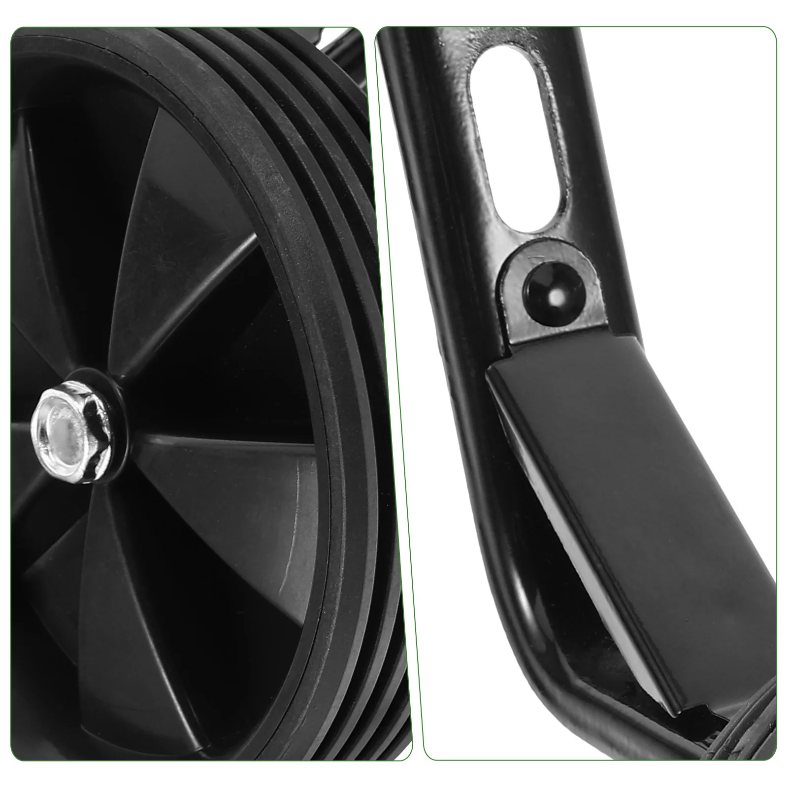 

1Pair Auxiliary Wheel Accessories Heavy-Duty Bike Training Wheels for Stable Steel Support Frame Easy Install