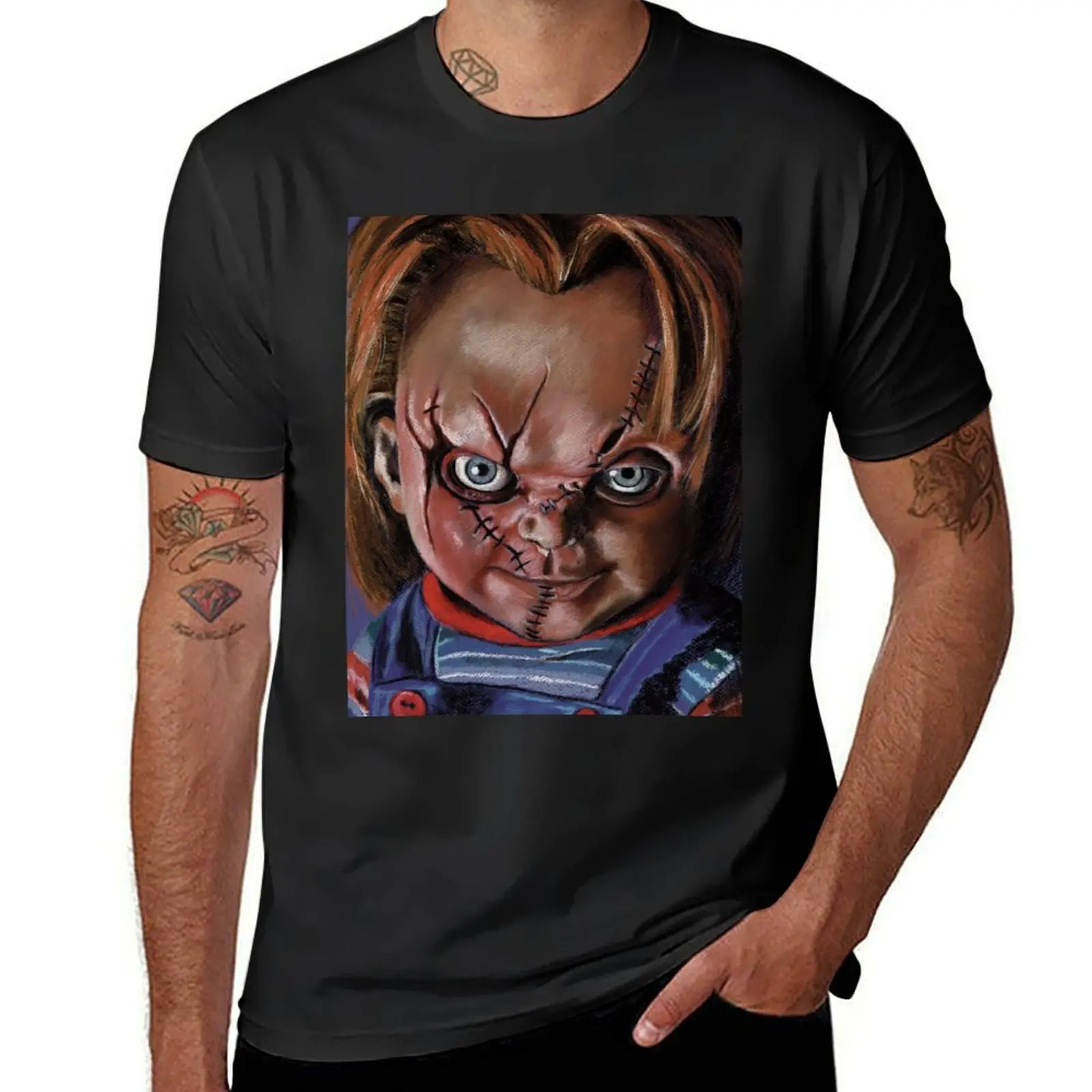 CHUCKY - CHILDS PLAY T-Shirt aesthetic clothes oversizeds summer top plain t shirts men