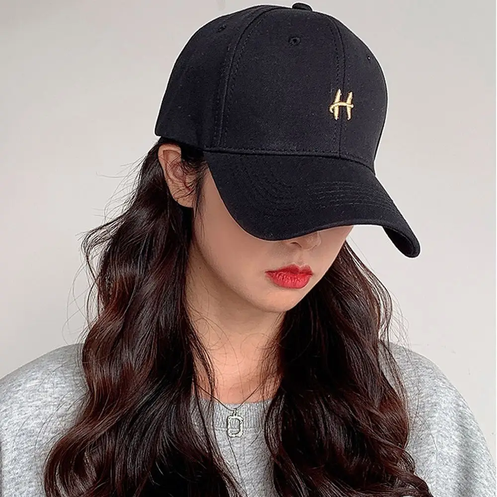 

Personality Outdoor Sports For Men Trendy Cotton Hip-Hop Embroidery Korean Snapback Sunhat Women Baseball Cap Sport Caps