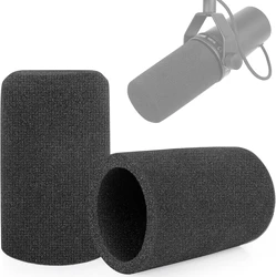 Parabrezza per microfono Shure SM7B Coperchio filtro pop Sostituzione professionale in schiuma spugna per riduzione del rumore per microfono SM7B