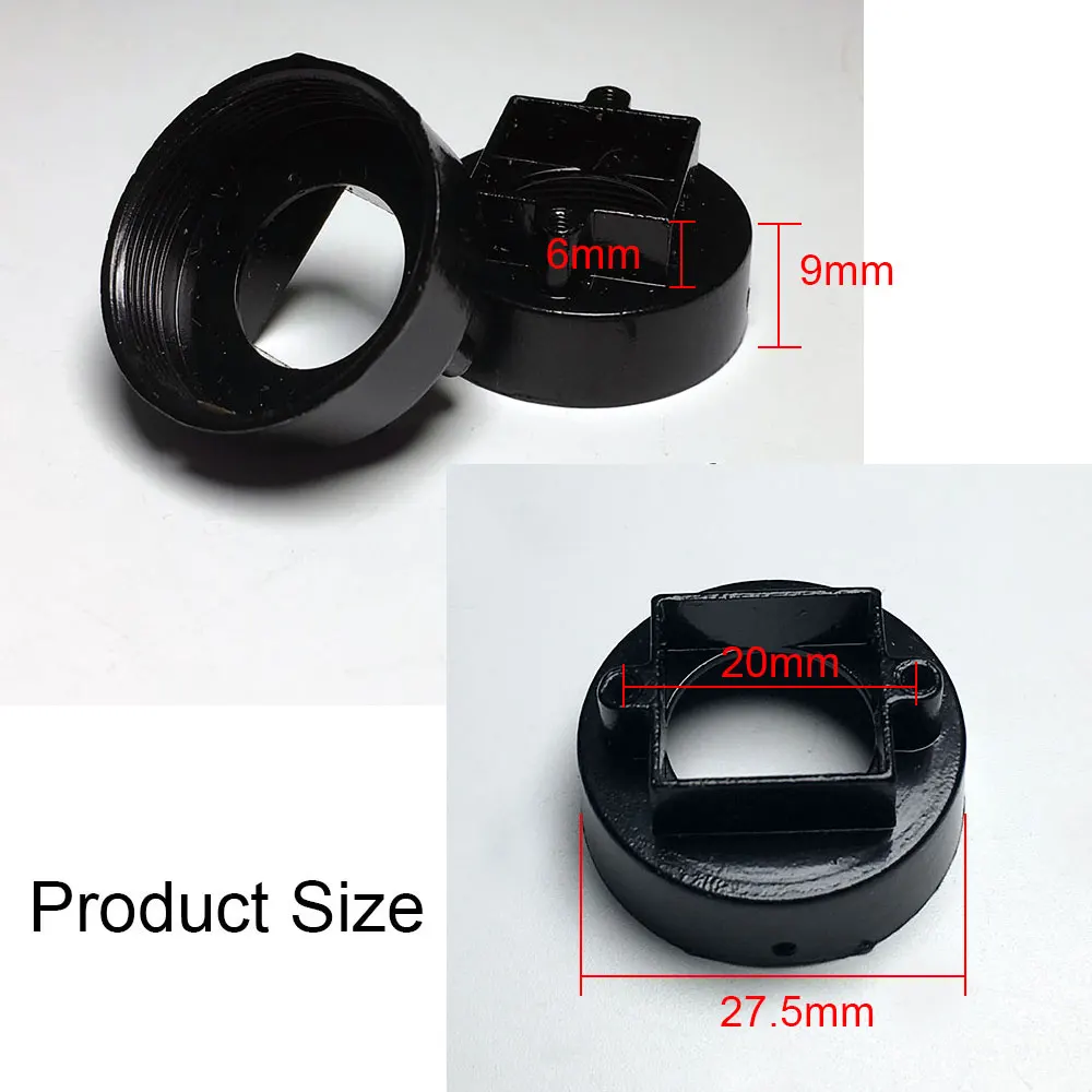 2PCS Metal CS Lens Mount Interface CCTV Security Camera CS Lens Holder Bracket Adaptor Connector PCB Board Module Support