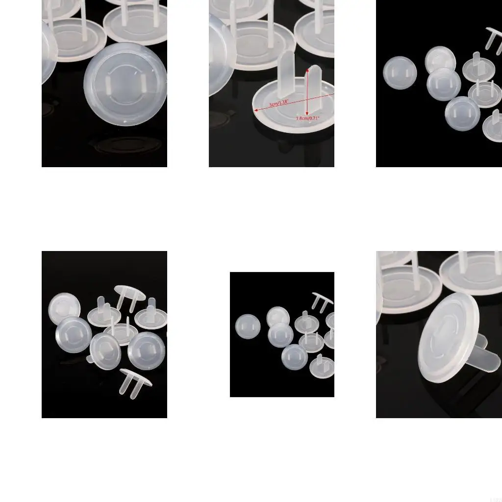 10-piece US Power Socket Baby Safety for Protection Device Anti-shock Plug Prote L8RB