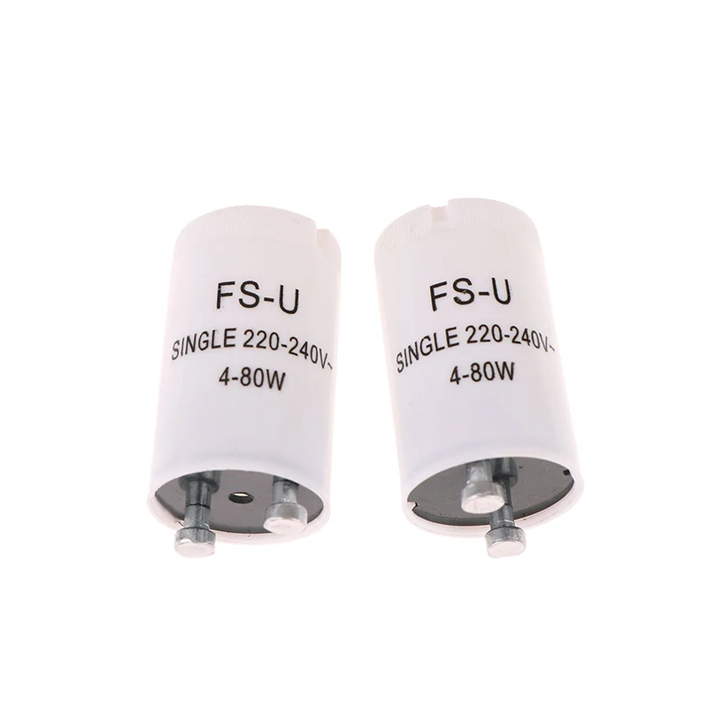 5Pieces 38 X 20mm High-quality Fluorescent Starters AC220V-240V 4-80W Fluorescent Tube Fuse Starter CE Rohs Fuse Starters