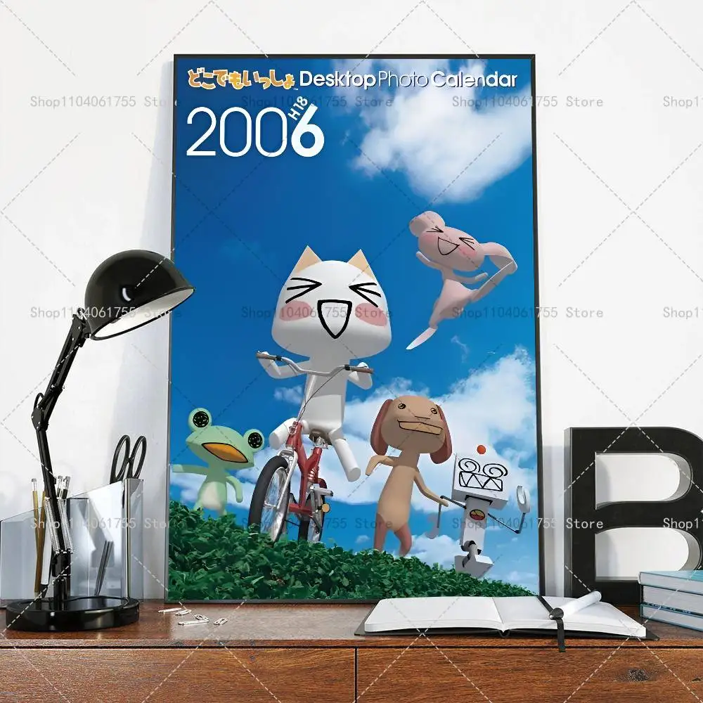 Inoue Toro CUTE Cat Hot Classic Poster Selbstklebender Kunst-Aufkleber aus wasserfestem Papier für Café, Bar, Zimmer, Wanddekoration – Detail 15