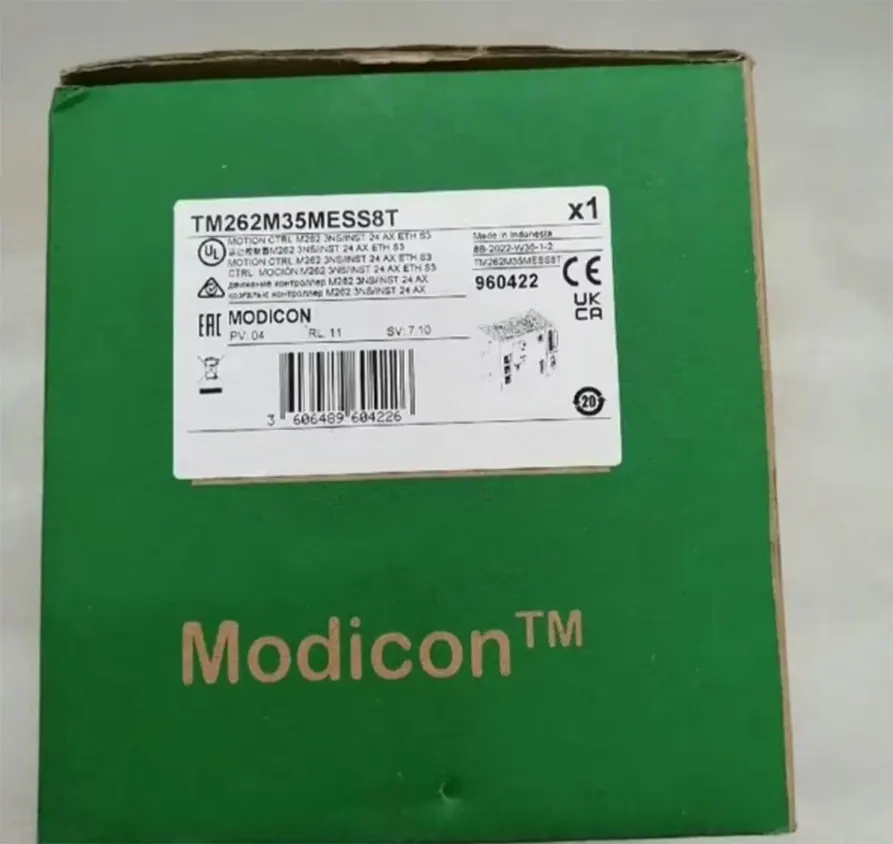

Brand New TM262L01MESE8T TM262L10MESE8T TM262L20MESE8T TM262M25MESS8T TM262M35MESS8T TM262M15MESS8T One Year Warranty
