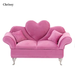 Sofa Miniature Furniture Girls and Women Jewelry Box for 12inch Dolls Action Figures Accessory Life Scene Supply
