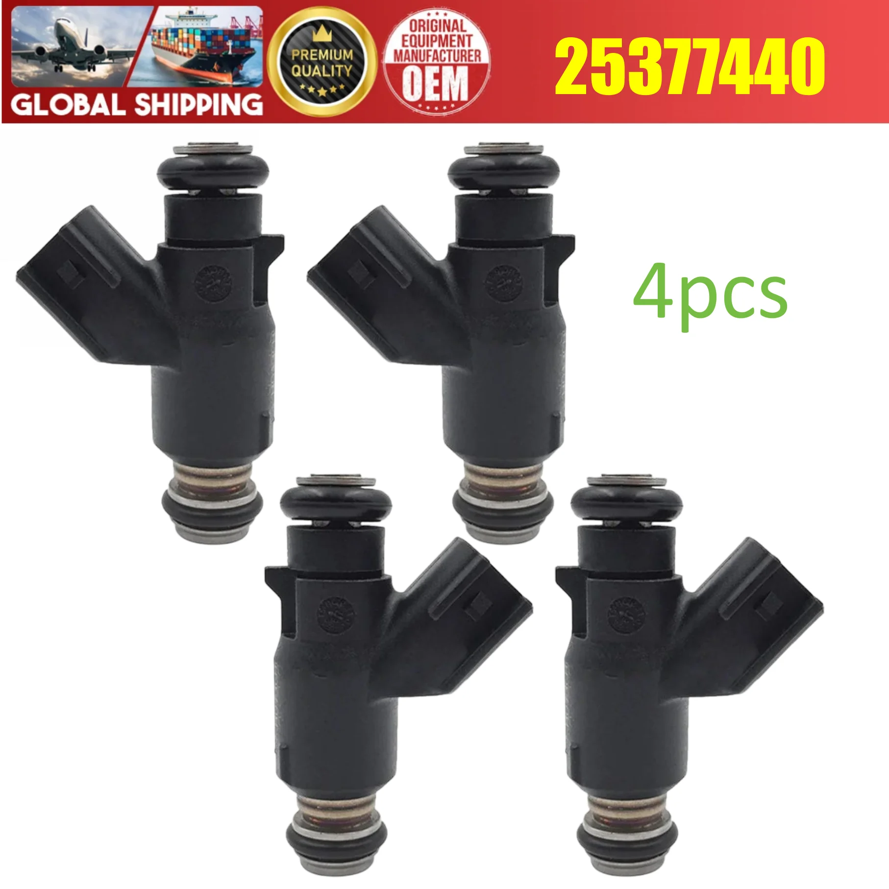 

1/4 Pcs Fuel Injectors 25377440 For Mitsubishi Junjie 1.8 4G93