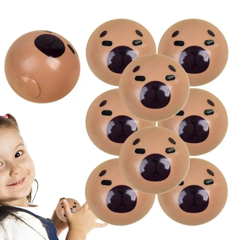 เด็กบีบของเล่น 9X จําลอง Capybara รูปร่าง Fidget Squeeze Ball Ultra-Soft Pinch ของเล่นสําหรับเด็กเด็กหญิงเด็กวัยหัดเดินผู้ใหญ่