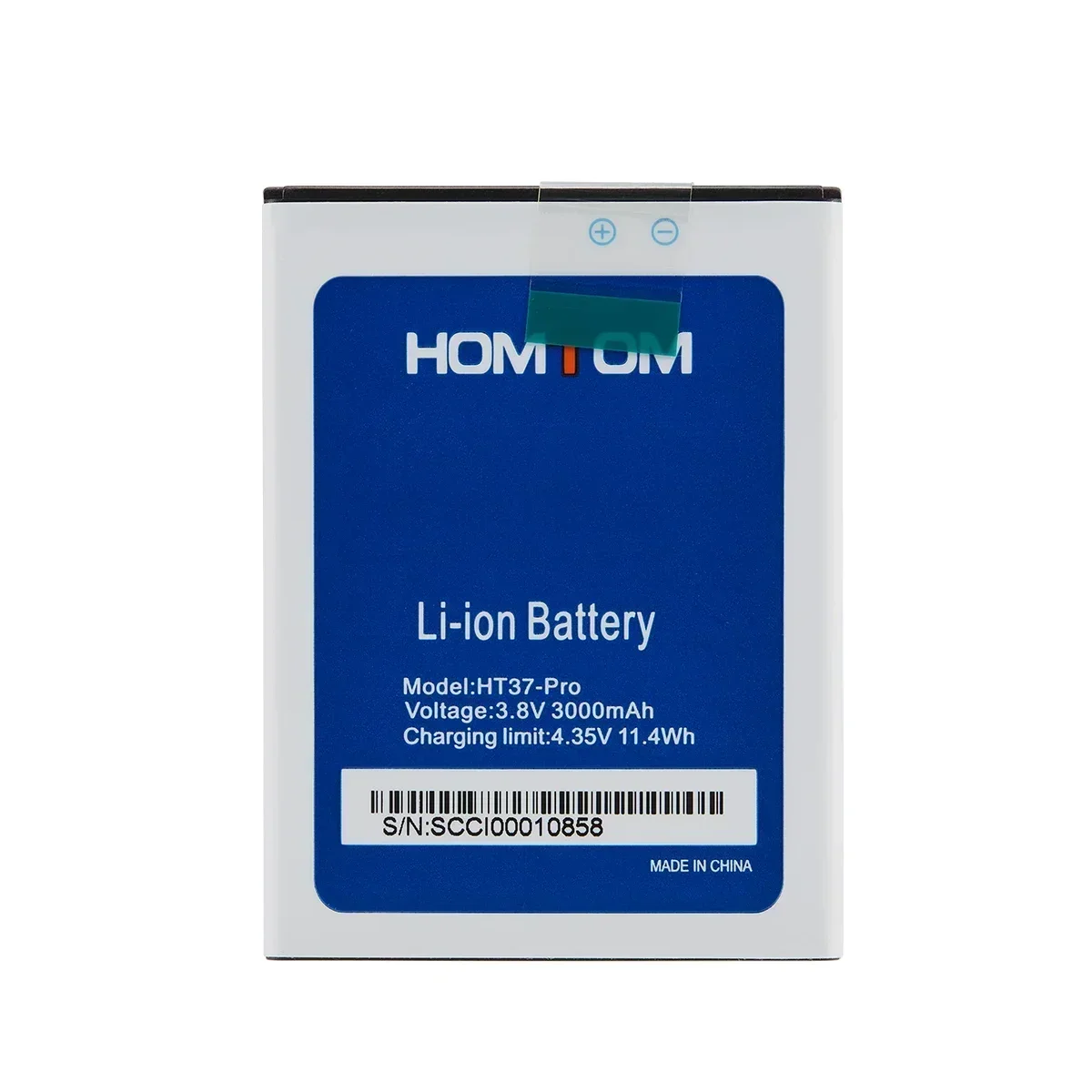 100% Original New HOMTOM HT37 Pro 3000mAh Battery For HOMTOM HT37 Smart Mobile Phone + +Tracking Number