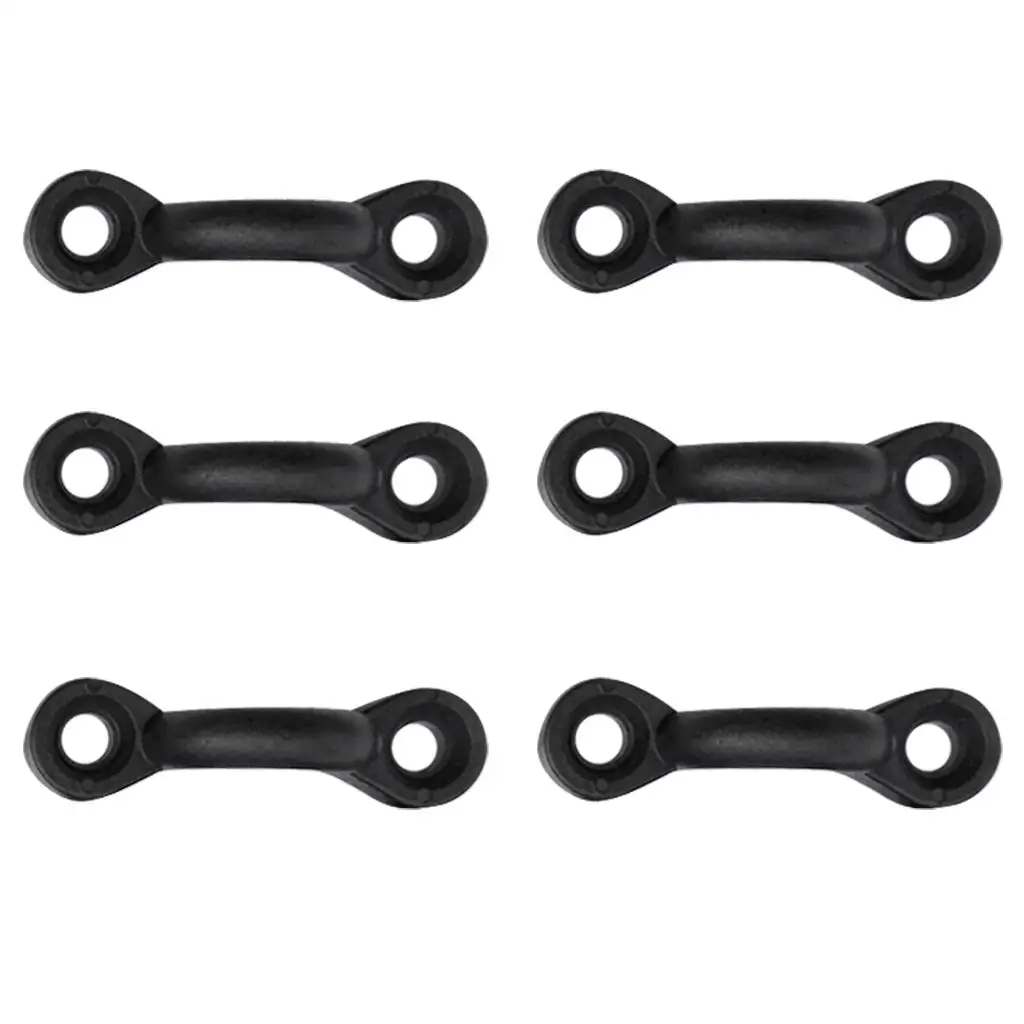 

Kayak Pad Eyes and Tri Fold Rivets Bungee Cord Kit Nylon Mounting for Canoe Kayak Dinghy Parts