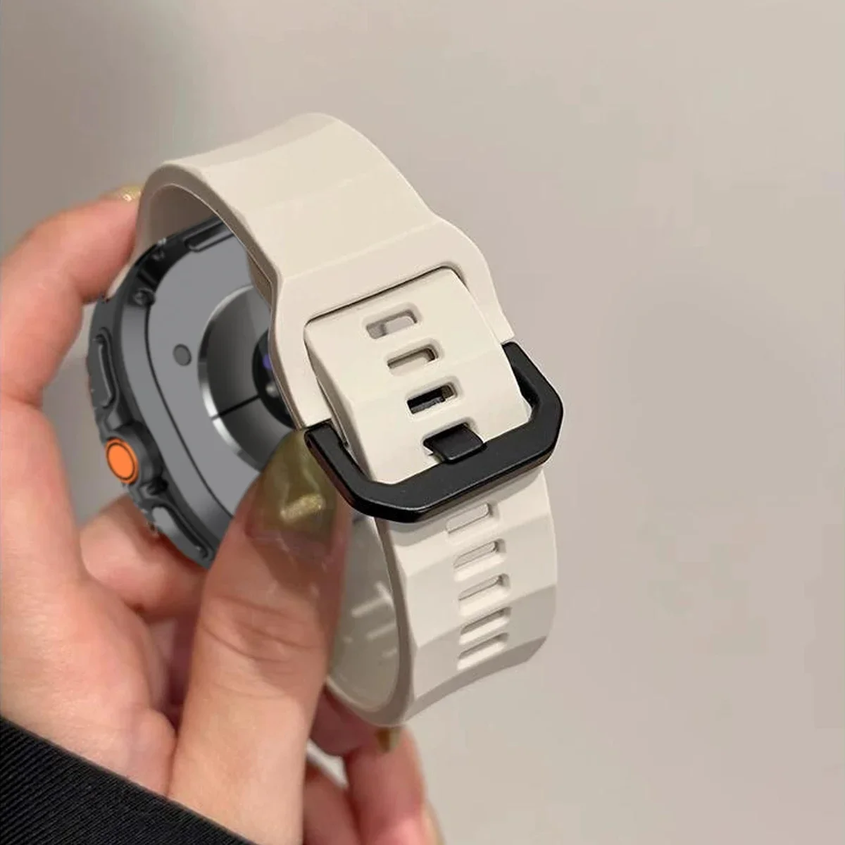 Силиконовый ремешок для Samsung Galaxy Watch 8 40 мм 44 мм Watch8 Classic 46 мм, силиконовый спортивный браслет Correa без зазоров