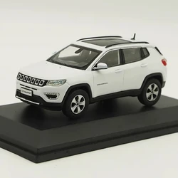 Diecast 1:43 Scale Original COMPASS SUV Alloy Car Model Finished Product Simulation Toy Collection Gift Static Model Display