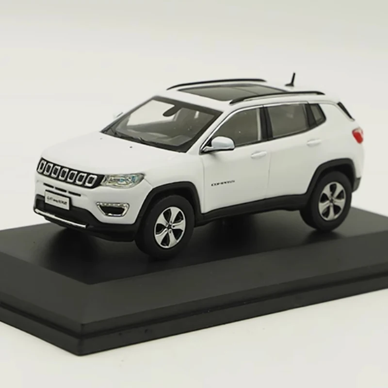 Diecast 1:43 Scale Original COMPASS SUV Alloy Car Model Finished Product Simulation Toy Collection Gift Static Model Display