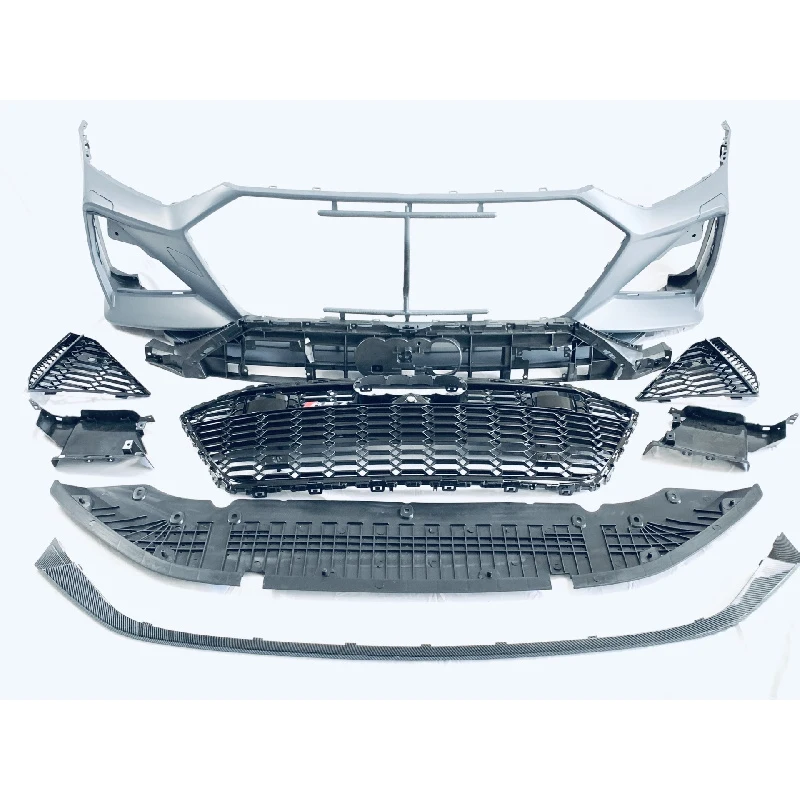 Suitable for  A7 modification with C8 new bumper grille kit, RS7 style body kit