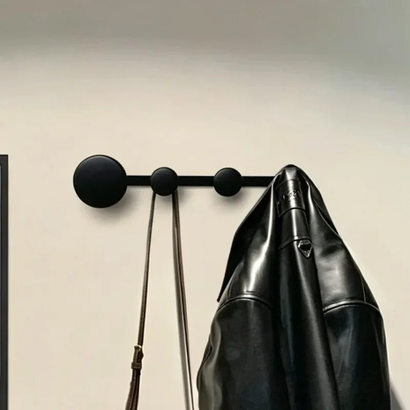 Wall-mounted Coat Rack Iron Clothes Organizer Racks Living Room Clothing Organizer Hook Entrance Hall Creativity Coat Rack