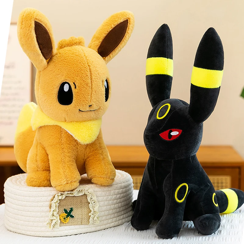 100CM Big Size Pokémon Eevee Umbreon Jolteon Plush Toy Plushie Anime Birthday Pillow Pokemon Doll Stuffed Peluche Christmas Gift