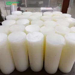 Large Diameter Round Rod White PA66 Nylon Rod Wear-resistant PA6 Nylon Rod Solid Cylindrical Tough Rod Zero Cut