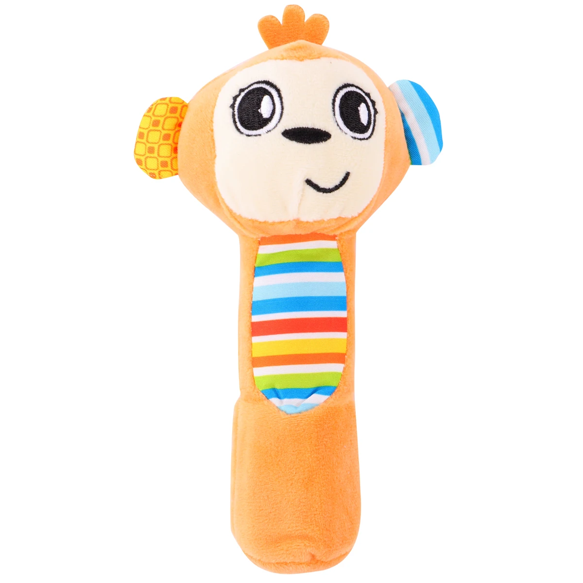 

Hand Cotton Puzzle Handheld Stuffed Animal Fabric Infant Orange