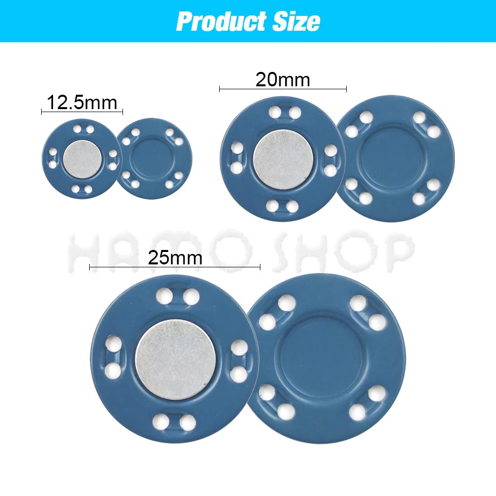Magnetic Invisible Metal Buttons, Suprimentos de costura para Jacket Coat Cardigan Bag, Handmade DIY Costura Snap Buttons, 5 Pares